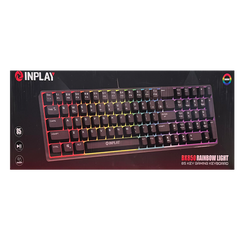 Inplay BK850-B Gaming Membrane Keyboard - Black