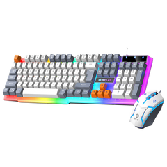 Inplay STX365-W Keyboard and Mouse - White/Grey Mix