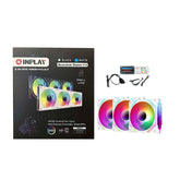 Inplay Seaview Tower F3 3in1 ARGB Fan Kit Mini 4Pin - White