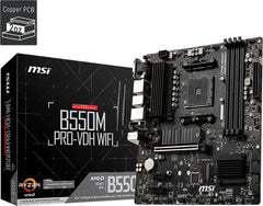 MSI B550M PRO-VDH WIFI AMD Socket AM4 MATX DDR4