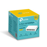 TP-LINK LS1005 LiteWave 5-Port 10/100 Mbps Desktop Switch