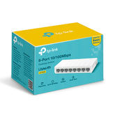 TP-LINK LS1008 LiteWave 8-Port 10/100 Mbps Desktop Switch