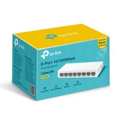 TP-LINK LS1008 LiteWave 8-Port 10/100 Mbps Desktop Switch