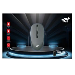 YGT MOUSE WD-156 GREY / BLACK