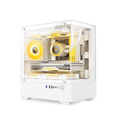 YGT N195 Micro ATX Case - White