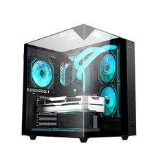 Inplay Seaview Summer Case With 3 ARGB Fan - Black