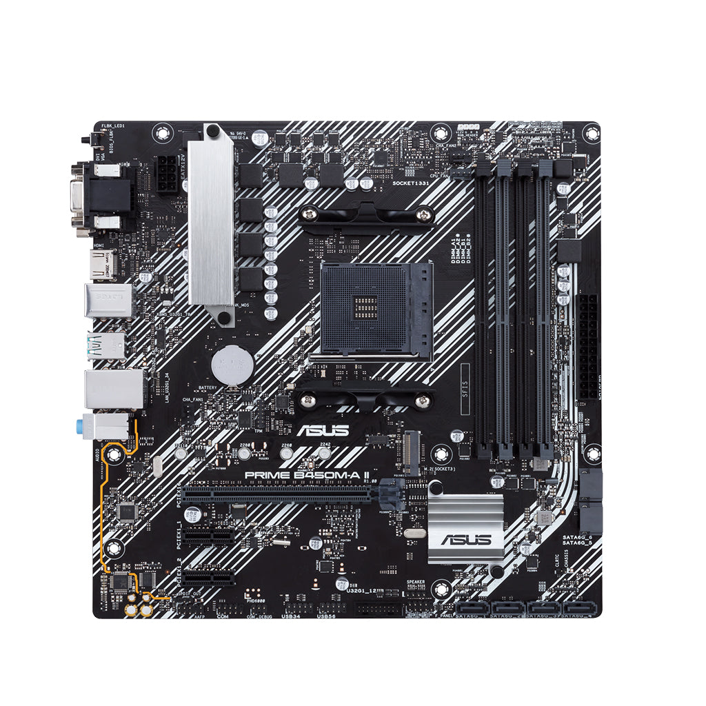 ASUS PRIME B450M-A II AM4  micro ATX DDR4