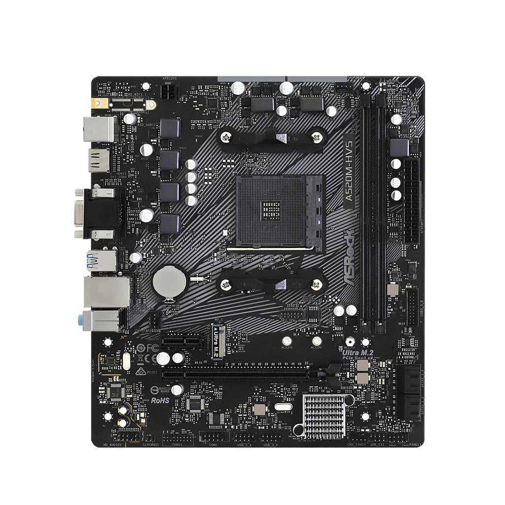 ASRock A520M-HVS AM4 Micro ATX DDR4