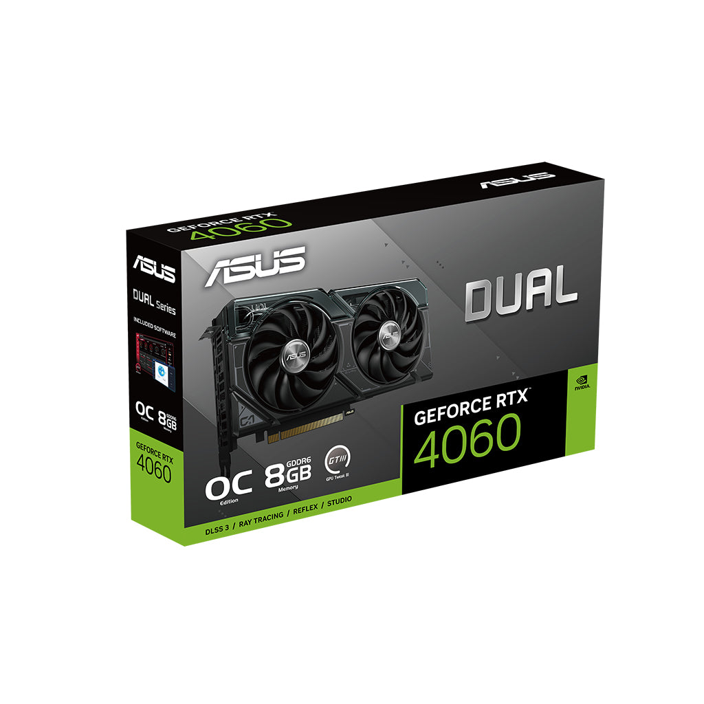 ASUS DUAL GEFORCE RTX4060 V2 OC EDITION 8GB GDDR6