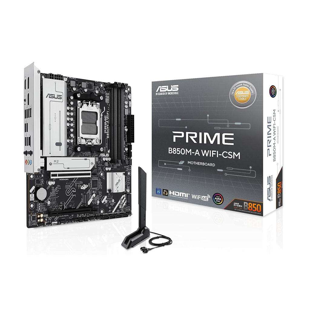 ASUS PRIME B850M-A WIFI-CSM AM5 mATX  DDR5