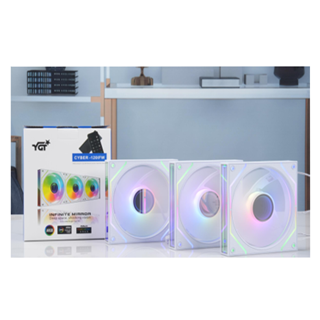 YGT CYBER 120IFW ARGB FAN 3in1 Kit