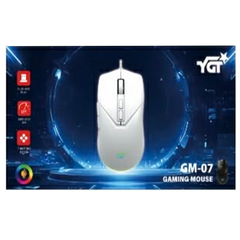 YGT GM-07 7D Wired RGB Gaming Mouse - Black