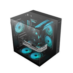 Inplay Seaview Summer Case With 3 ARGB Fan - Black