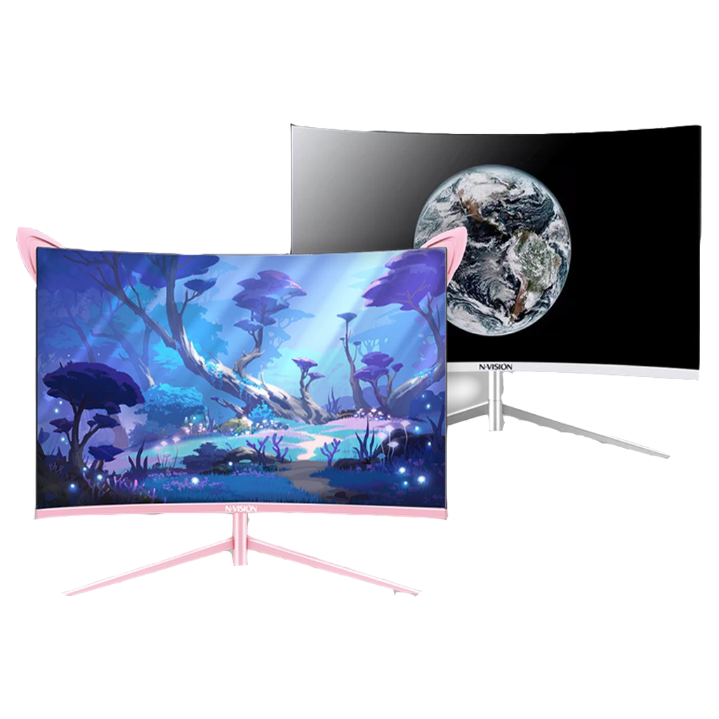 Nvision IN27GT-W 27″ FHD 180Hz Curved Monitor -WHITE