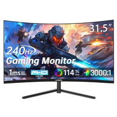 Nvision ESV32XT-B 32″ 240Hz Curved Gaming Monitor -Black