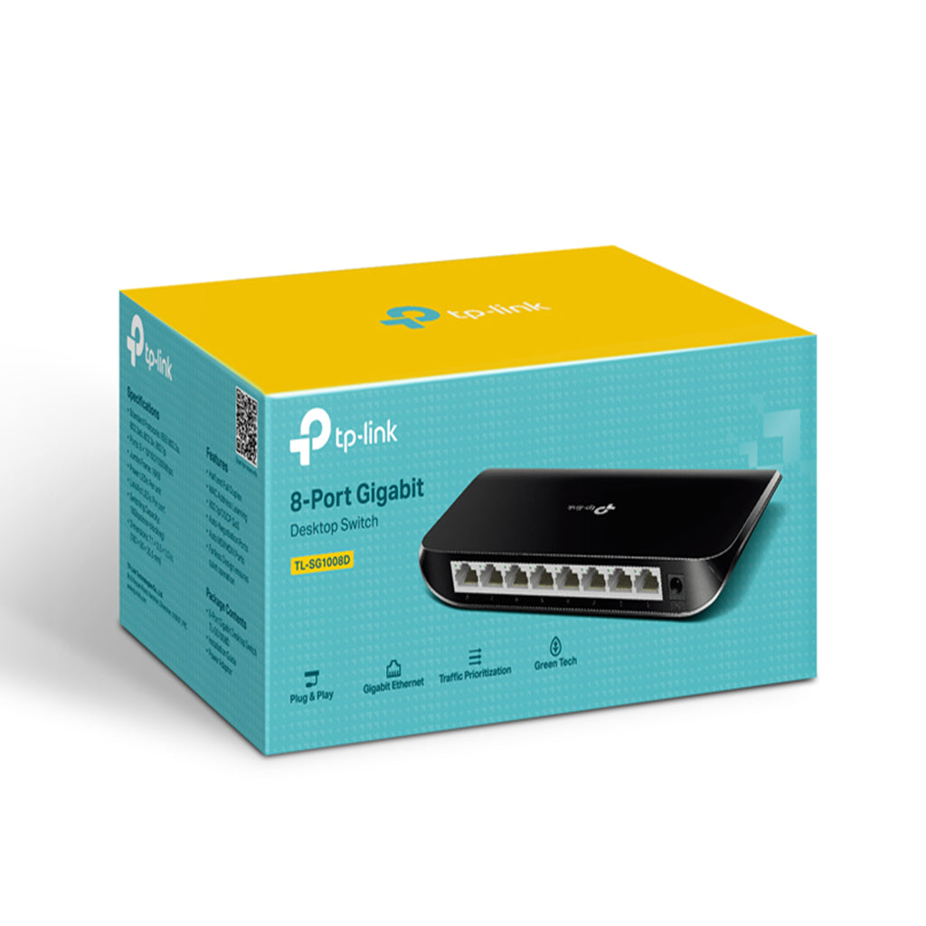 TP-LINK TL-SG1008D 8-Port Gigabit Desktop Switch