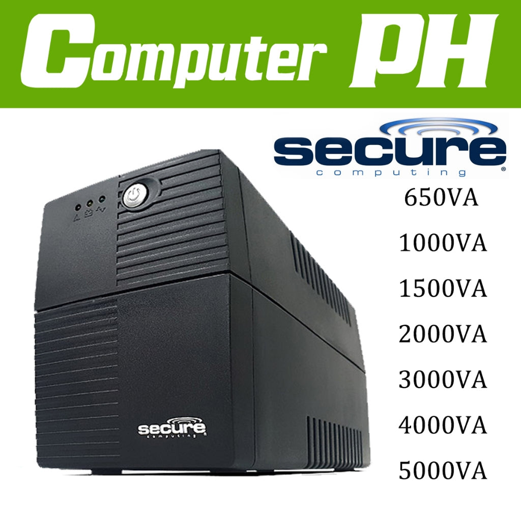 SECURE UPS 650VA/1000VA/1500VA/2000VA/3000VA/4000VA/5000VA