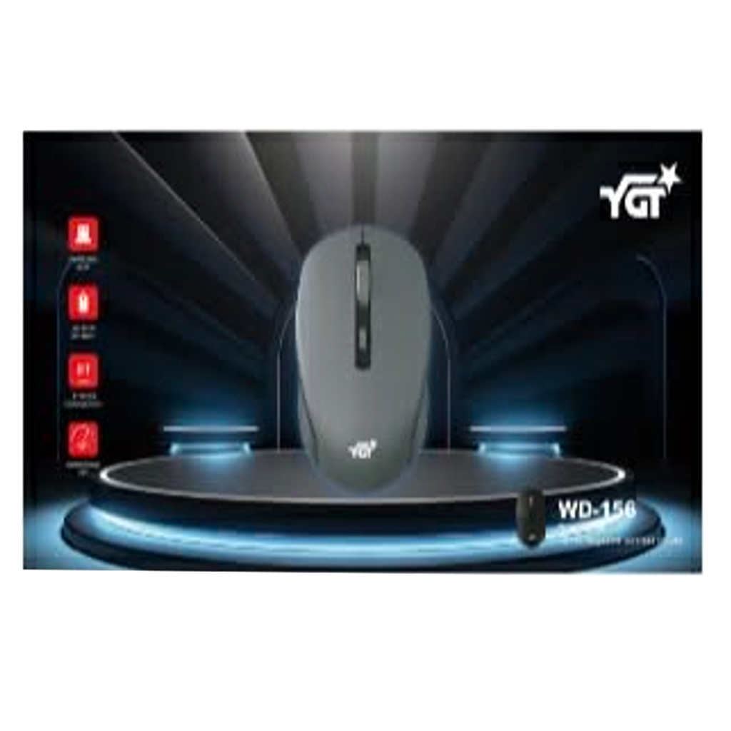 YGT MOUSE WD-156 GREY / BLACK