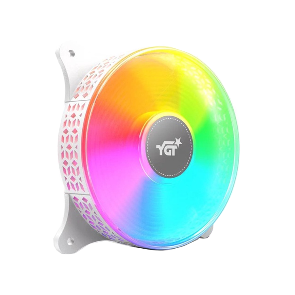 YGT 1290 120mm RGB Fan - White