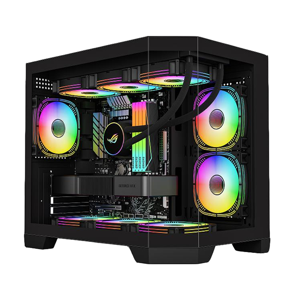 YGT CASE 420B Micro-ATX - Black
