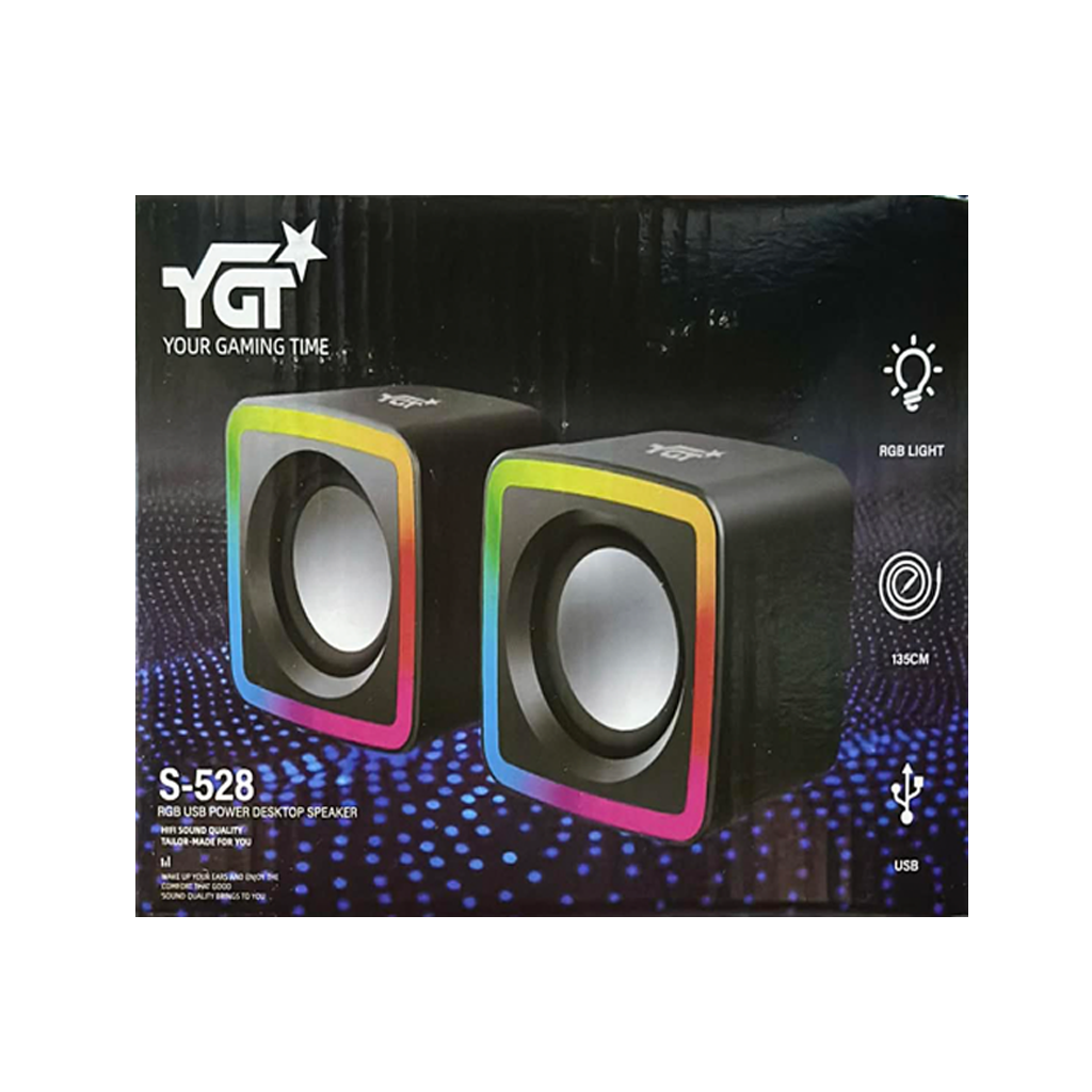 YGT S528 GAMING SPEAKER -BLACK