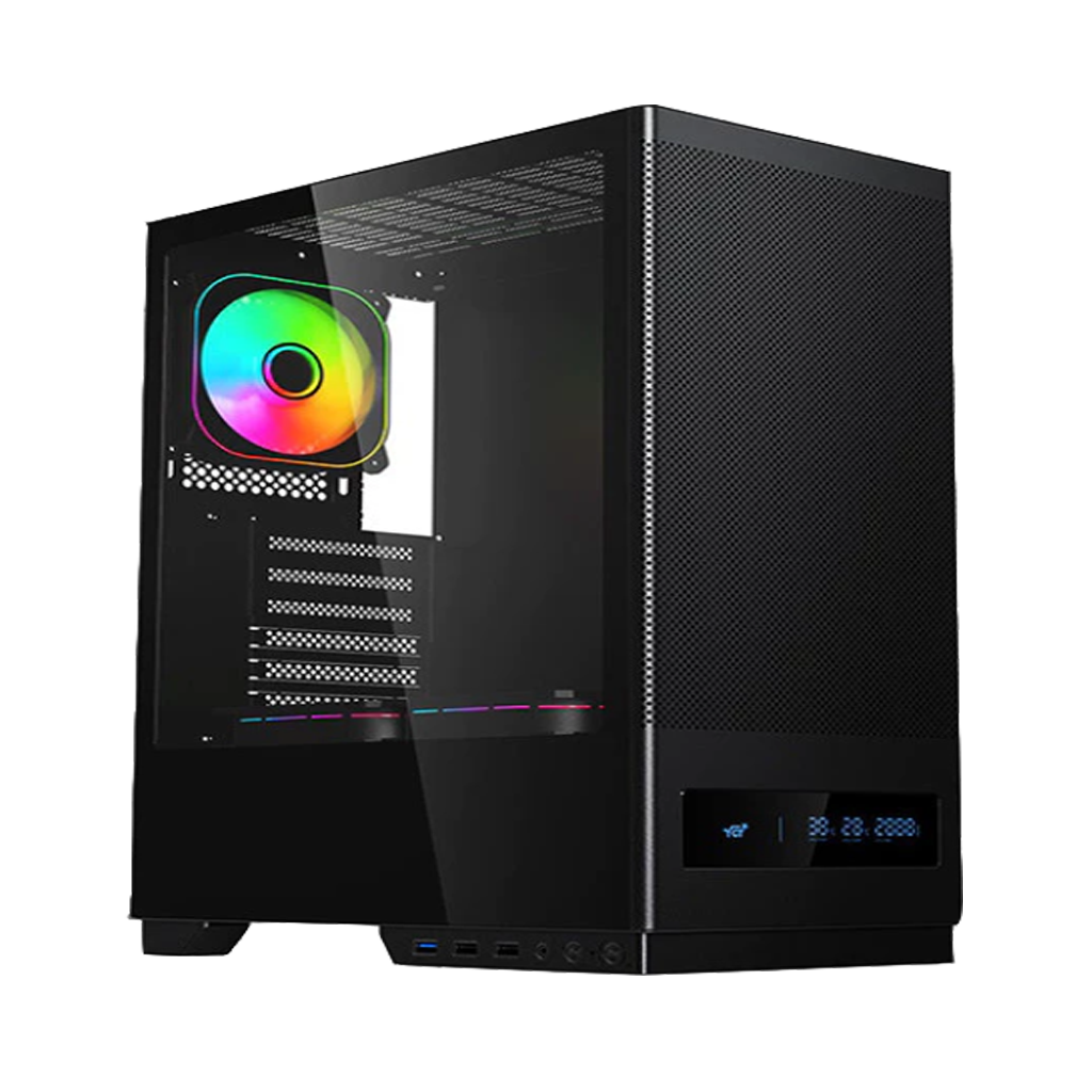 YGT V8202 ATX CASE - BLACK