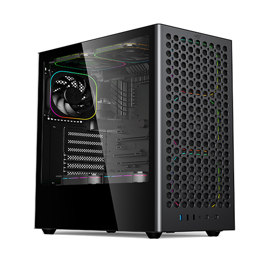 YGT V8212 ATX CASE - BLACK